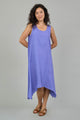 Sleeveless Asymmetrical Midi Dress