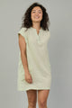 Cap Sleeve V-Neck Dress