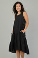 Sleeveless Midi Tiered Dress