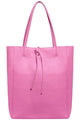 Leather Shoulder Tote Bag