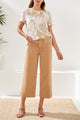 High Rise Palazzo Pants