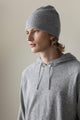 Cashmere Ribbed Beanie Hat
