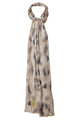 Painted Leopard Print Scarf