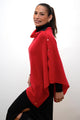 Peony Button Poncho