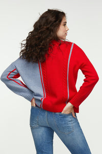 Cable Trim Sweater