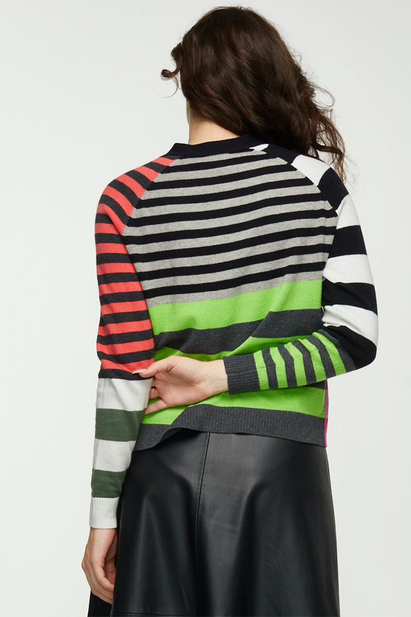 Mix Stripe Cardi