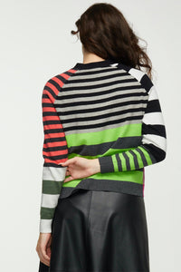 Mix Stripe Cardi