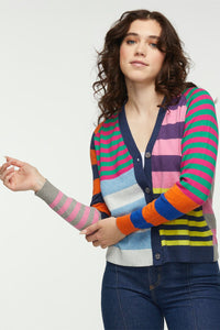 Mix Stripe Cardi