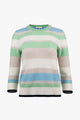 3/4 Sleeve Stripe Crew