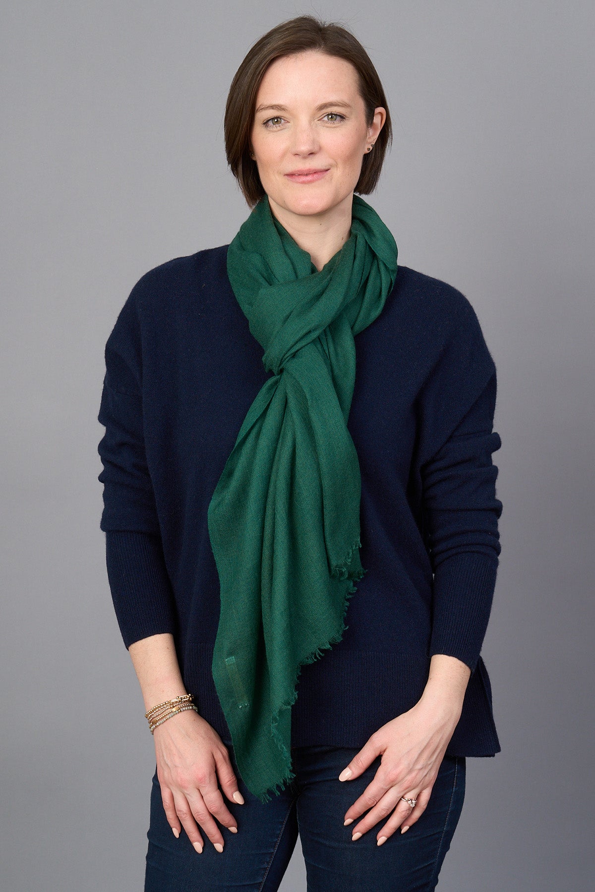 Poppy Woven Scarf | Luxury | Lemonwood | Woven Cashmere