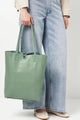 Leather Shoulder Tote Bag