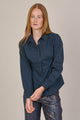 Cotton Blouse w/Mini Ball Chain Detail