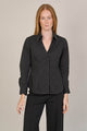 Cotton Blouse w/Mini Ball Chain Detail
