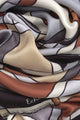 Windowpane Silk Square