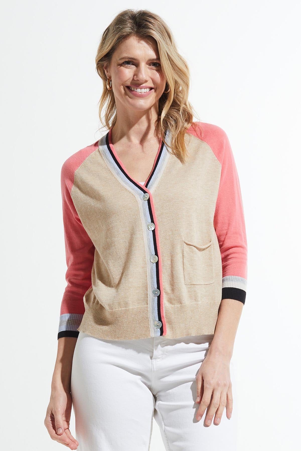 fig London raw cardigan サックス 38150220156-