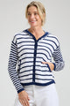 Multi Stripe Hoodie
