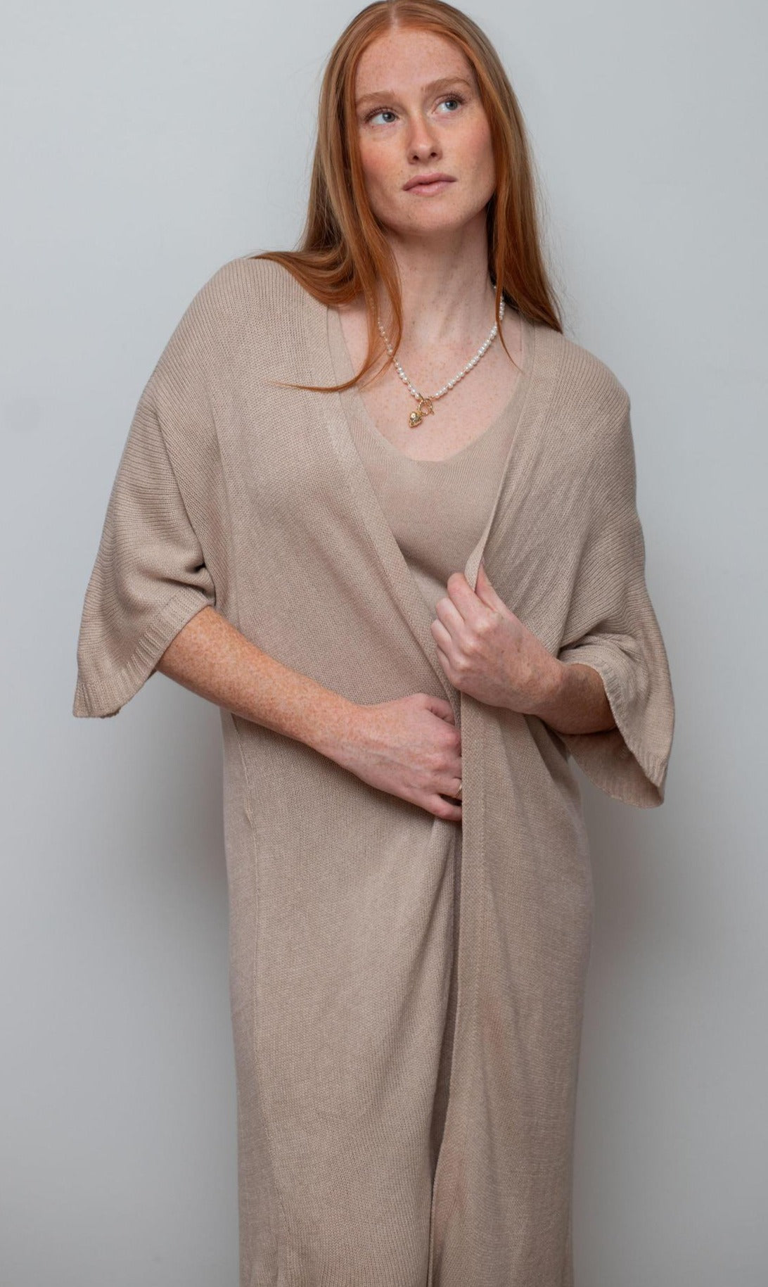 Dress on sale long cardigan