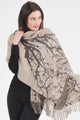 Tree Print Cashmere Stole