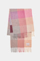3 Square Check Lambswool Scarf