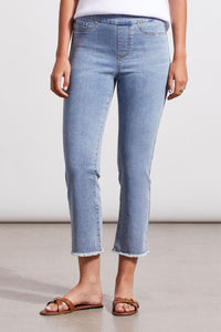Audrey Pull On Straight Crop Jeans