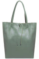 Leather Shoulder Tote Bag