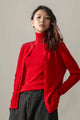 High Button Cashmere Cardigan