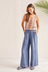 Flowy Pull On Wide Leg Pant