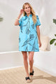 Printed Cotton Button up Dress