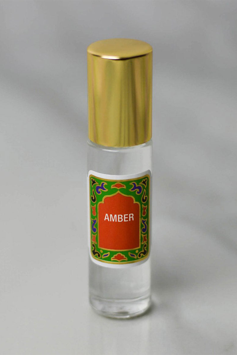 Lemonwood - Amber Vegan Roll-On Perfume Oil - Home & Body 