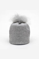 Lemonwood - Cashmere Blend Hat With Fur Pom