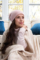 Lemonwood - Cashmere Blend Hat With Fur Pom