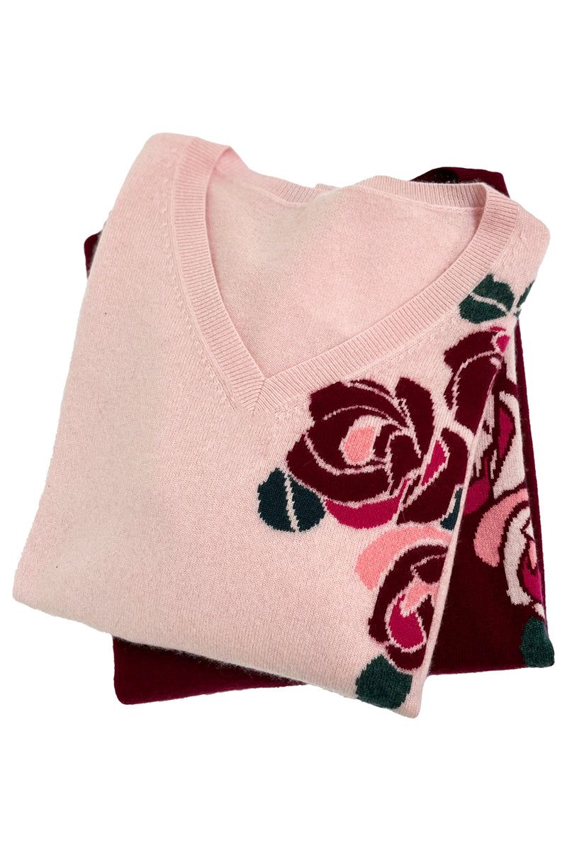 Floral Intarsia Sweater