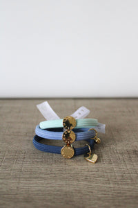 Lemonwood - Hair Elastic Trio Set - Sunday Silk