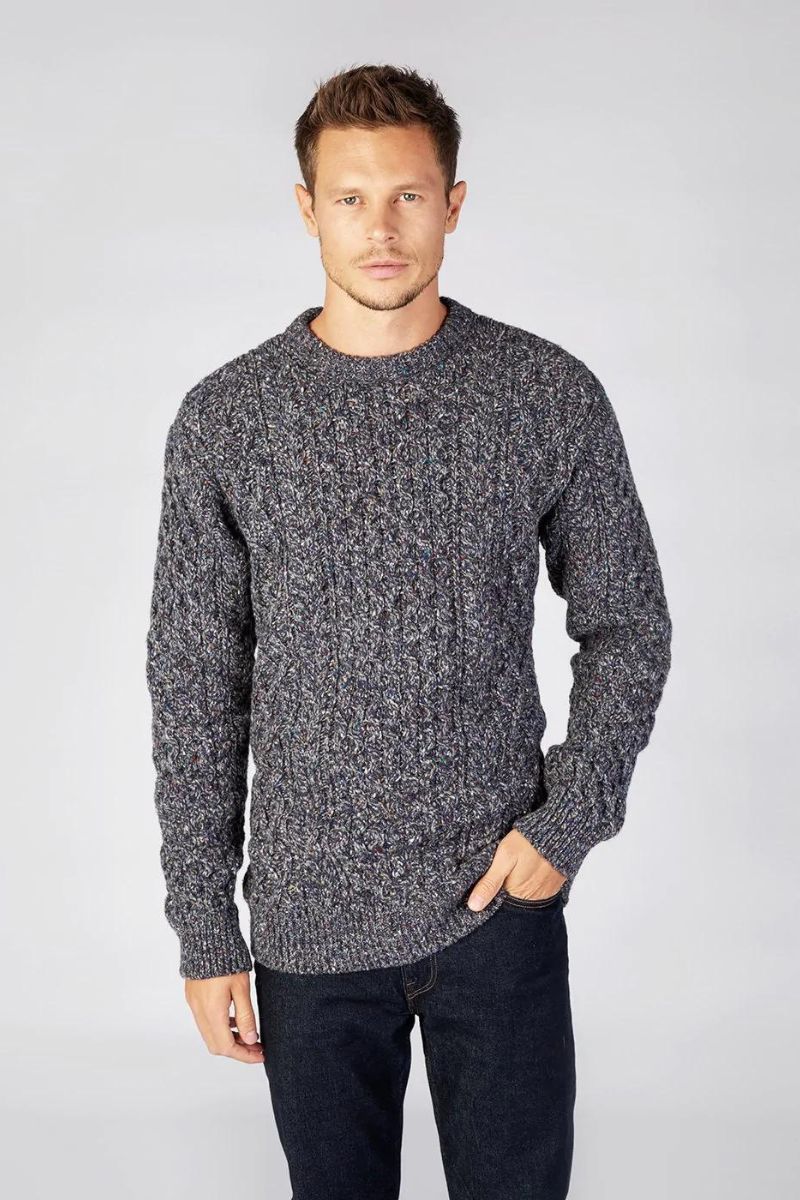 Men's Carraig Luxe Aran Sweater