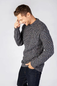 Men's Carraig Luxe Aran Sweater