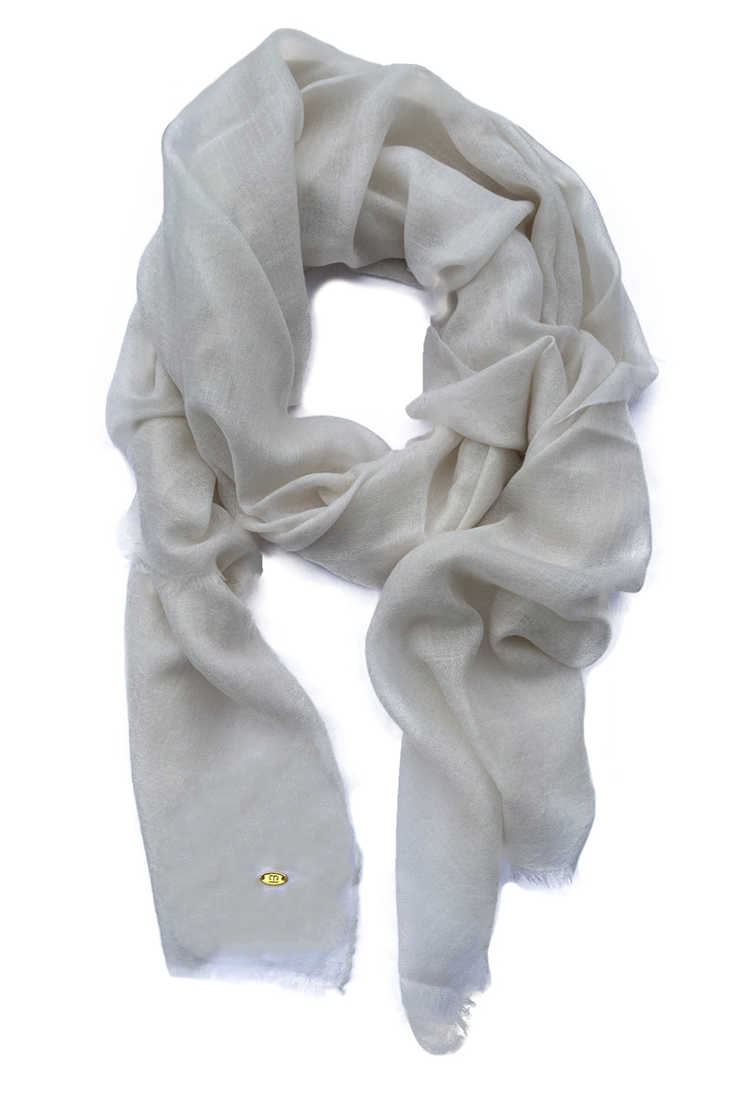 Poppy Woven Scarf | Luxury | Lemonwood | Woven Cashmere