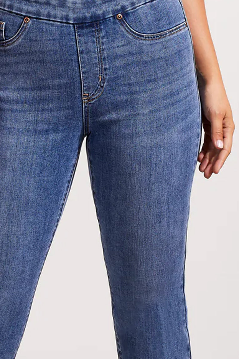 Audrey Pull-On Straight Crop Pant