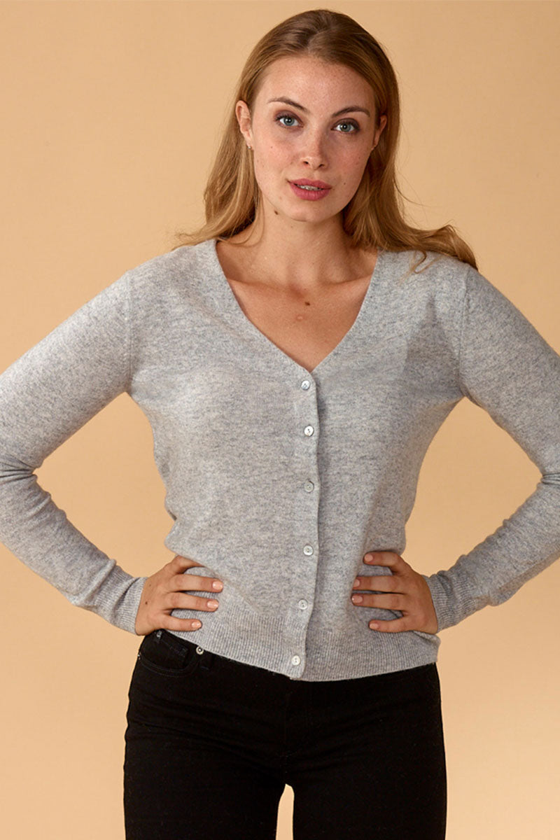 Millie Cashmere Button-Up Cardigan | Sweater | Luxury Cashmere
